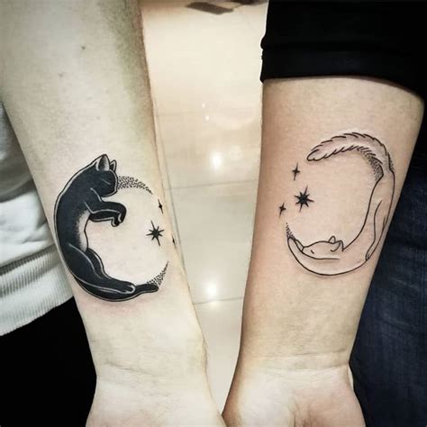 These <b>tattoos</b> also “fit” into each other, meaning one is the outline and one is the inside of the design. . Halloween best friend tattoos